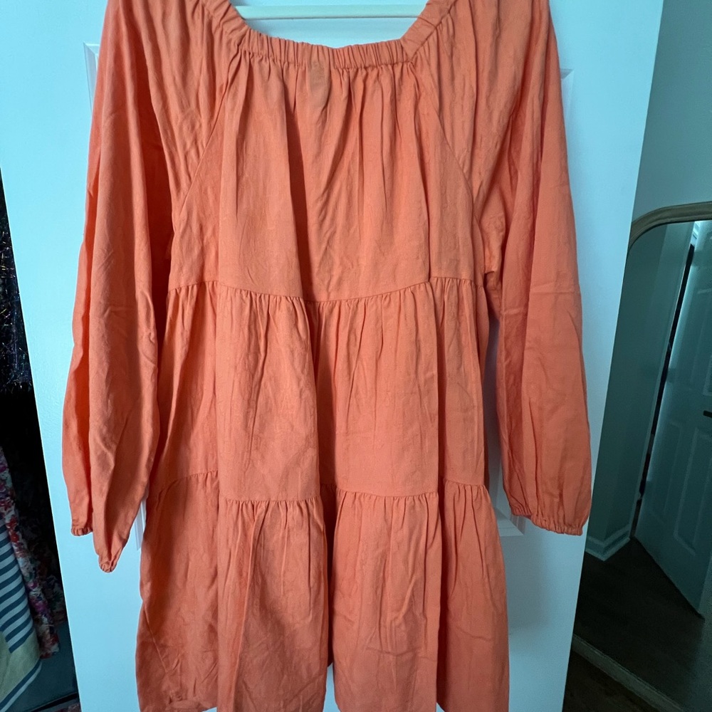 Universal Thread Vibrant Orange Dress